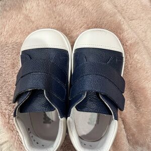 Stylish Navy and White Kids Sneakers